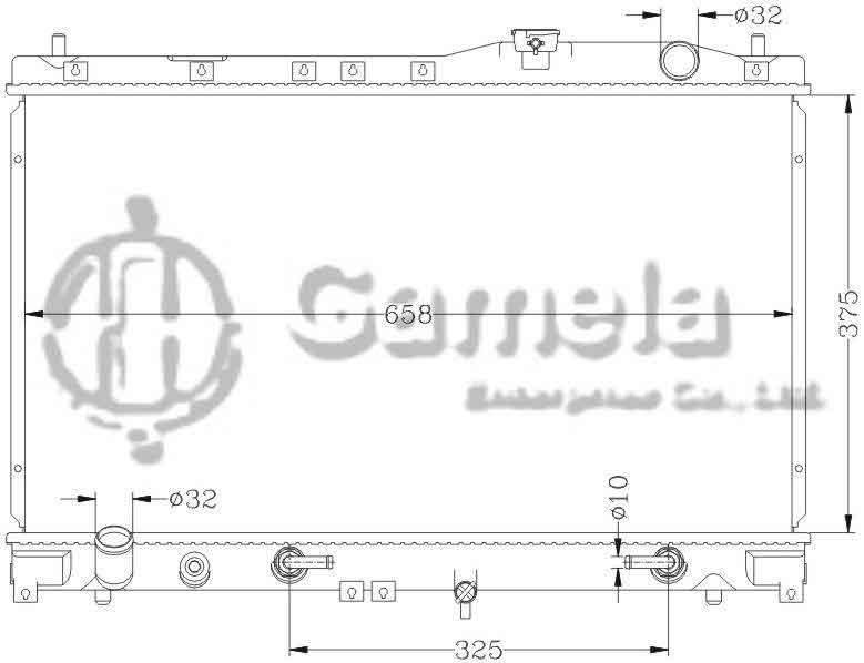 6117111AN - Radiator-for-HONDA-VIGOR-92-94-CC2-CC5-AT-OEM-19010-PV1-903-DPI-1277