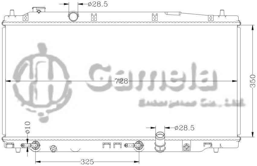 6117121N - Radiator-for-HONDA-FIT-2009-GE6-GE8-AT-OEM-19010-RC3-H51