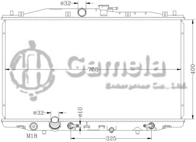 6117123N - Radiator-for-HONDA-ACCORD-EURO-CM2-3-AT-OEM-19010-RBB-E51-DPI-2680