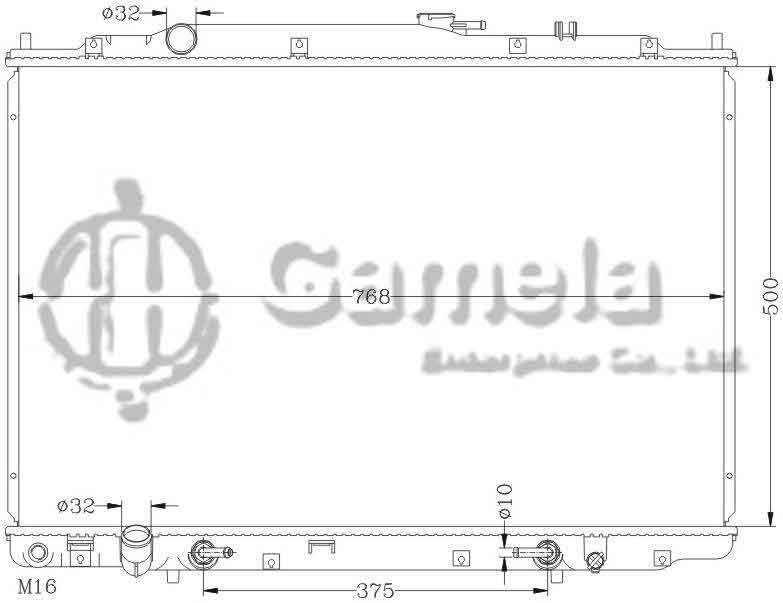 6117133N - Radiator-for-HONDA-ACURA-MDX-03-04-AT-OEM-19010-RDJ-A51-DPI-2740