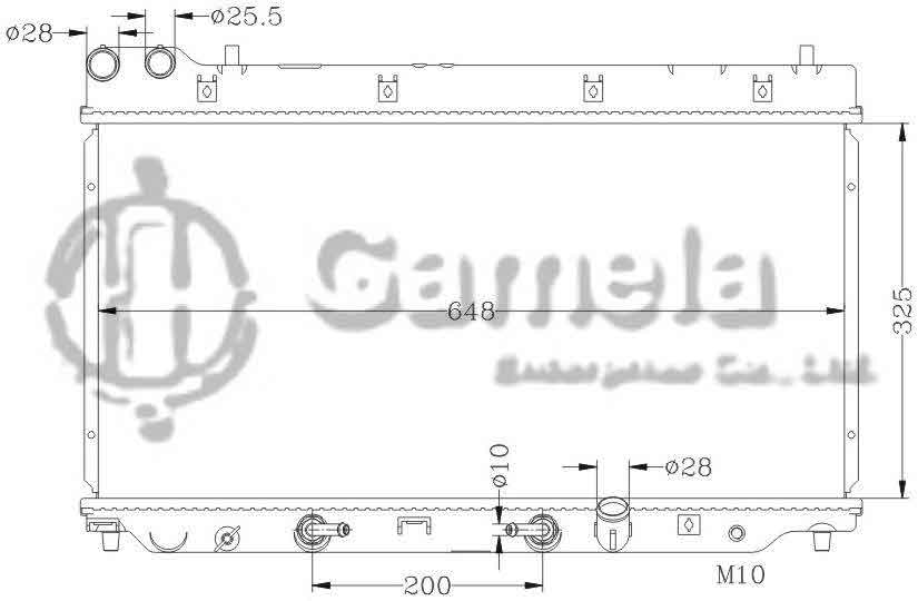 6117135N - Radiator-for-HONDA-FIT-GD1-Liang-Xiang-AT-OEM-19010