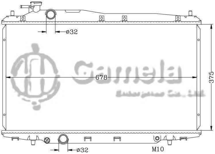 6117137N - Radiator-for-HONDA-CIVIC-08-Feng-Fan-MT-OEM-19010-RR2-H51