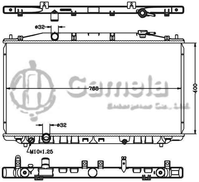 6117142N - Radiator-for-HONDA-SPIRIOR-2-4L-09-Si-Bo-Rui-MT