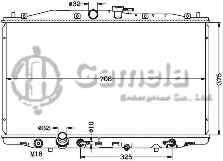 6117145N - Radiator-for-HONDA-ACCORD-EURO-CM2-3-AT-OEM-19010