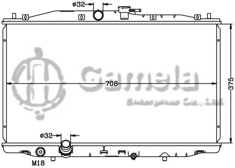 6117146N - Radiator-for-HONDA-ACCORD-EURO-CM2-3-MT-OEM-19010