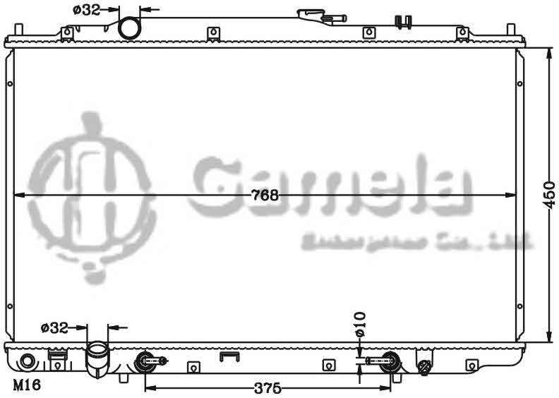 6117147N - Radiator-for-HONDA-ODYSSEY-V6-RL1-J35A-99-AT-OEM-19010