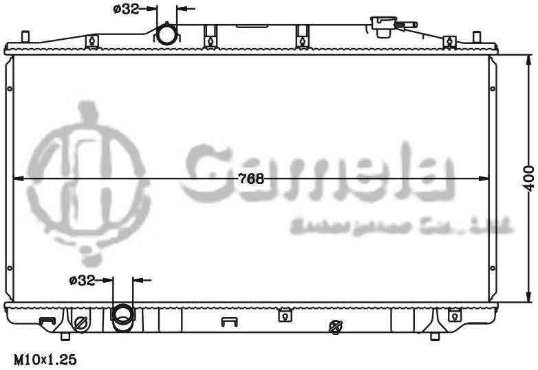 6117158N - Radiator-for-HONDA-ACCORD-EX-EX-L-3-5L-08-11-MT-OEM-19010