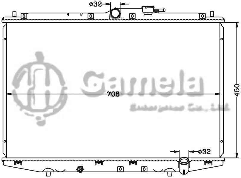 6117160N - Radiator-for-HONDA-ODYSSEY-03-RA6-MT