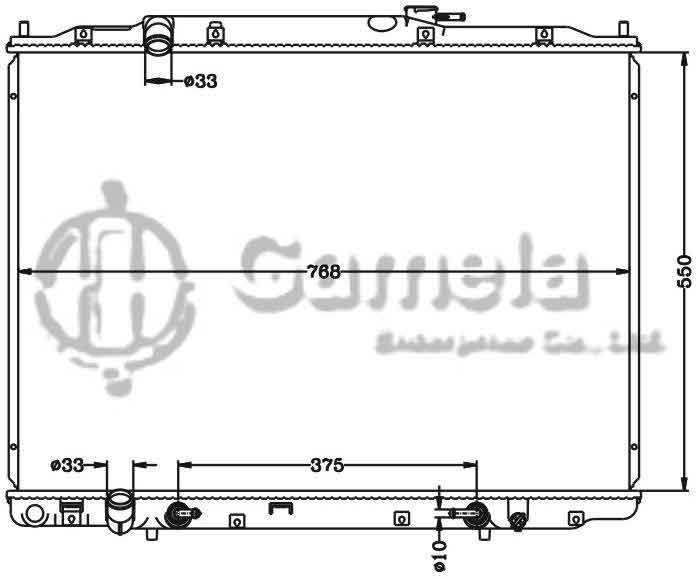 6117161N - Radiator-for-HONDA-RIDGELINE-EX-L-LX-RT-0608-AT-OEM-19010-DPI-2830