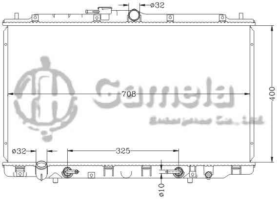 6117165NA - Radiator-for-HONDA-ACURA-CL-01-03-AT-HONDA-ACURA-US-SABER-01-03-AT-OEM-19010