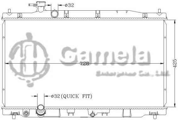 6117170NA - Radiator-for-HONDA-CR-V-2010-2011-2-4L-MT-OEM-19010