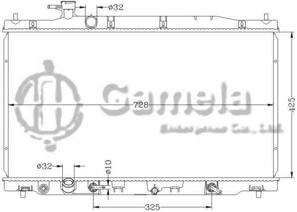 6117171NA - Radiator-for-HONDA-CR-V-2010-2011-2-4L-AT-OEM-19010-DPI-13161