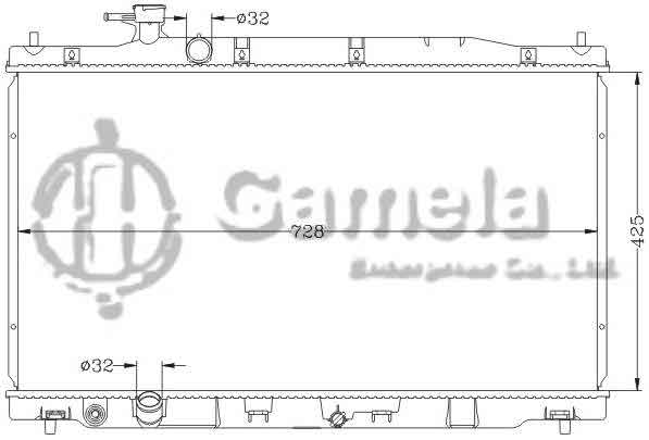 6117172NA - Radiator-for-HONDA-CR-V-2010-2011-2-4L-MT-OEM-19010