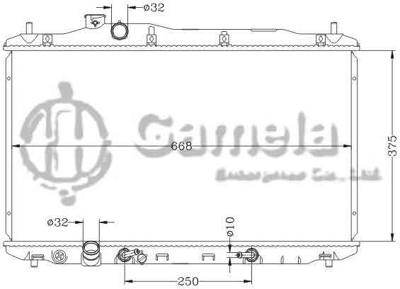 6117178NA - Radiator-for-HONDA-CIVIC-11-AT-OEM-19010