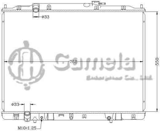 6117180NA - Radiator-for-HONDA-PILOT-09-12-MT-HONDA-RIDGELINE-09-11-MT-OEM-19010