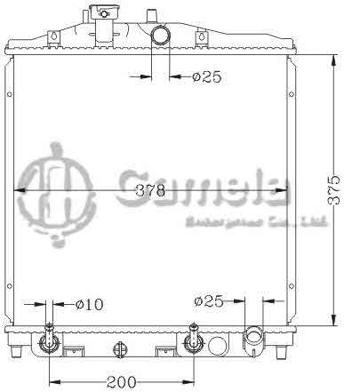 6117181NA - Radiator-for-HONDA-ACURA-LIFE-01-03-AT-OEM-19010-PFB-902