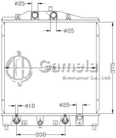 6117183NA - Radiator-for-HONDA-ACURA-LifeDunk-00-03-AT-OEM-19010-PXH-901-951