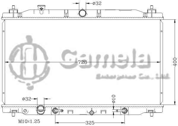 6117185NA - Radiator-for-HONDA-ACURA-STREAM-06-AT-OEM-19010-RWK-J01