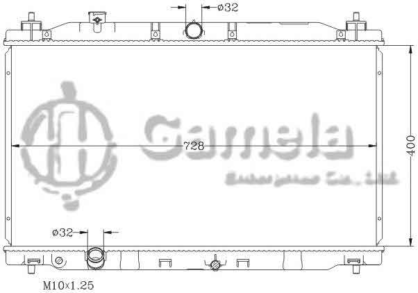 6117186NA - Radiator-for-HONDA-ACURA-STREAM-06-MT