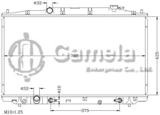 6117187NA - Radiator-for-HONDA-ACURA-TL-09-10-AT-DPI-13121