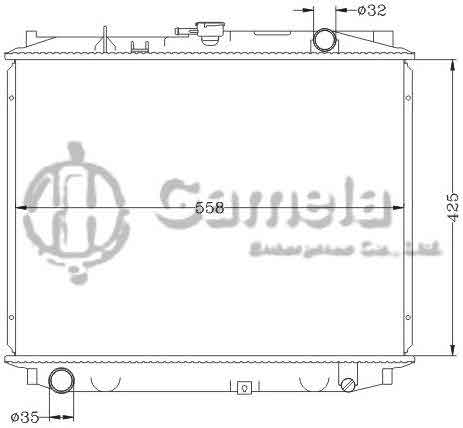 6117190NA - Radiator-for-HONDA-PASSPORT-94-96-MT-HONDA-ISUZU-PICKUP-90-95-MT