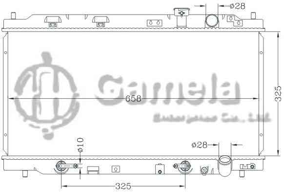 6117203NA - Radiator-for-HONDA-INTEGRA-94-00-DB7-B18C-AT