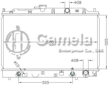 6117207NA - Radiator-for-HONDA-CIVIC-1-3-1-4-87-AT-OEM-19010-PM1-901