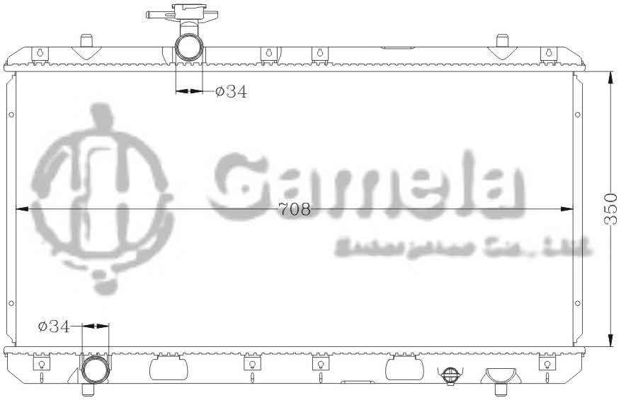 6118002N - Radiator-for-SUZUKI-LIANA-AERIO-01-04-MT-OEM-17700-54G00