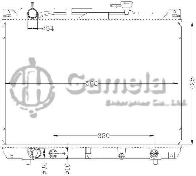 6118010N - Radiator-for-SUZUKI-GRAND-VITARA-01-AT-OEM-17700-52D10-52D20-52D30-DPI-2730