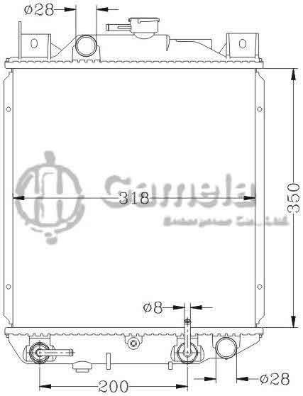 6118025N - Radiator-for-SUZUKI-SWIFT-91-AT-OEM-17700-71C11