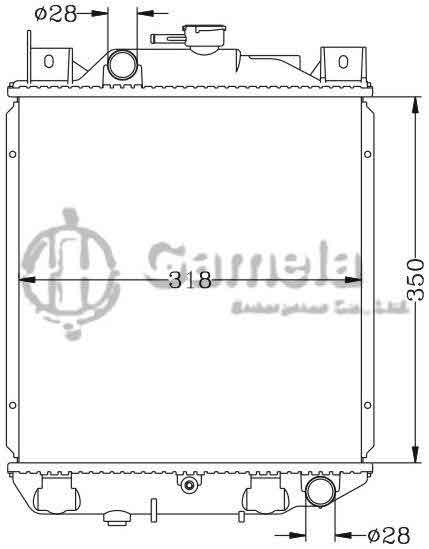 6118026N - Radiator-for-SUZUKI-SWIFT-91-MT-OEM-17700