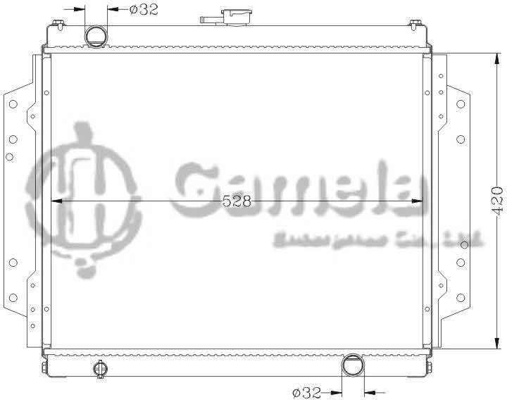 6118036N - Radiator-for-SUZUKI-ISUZU-MT