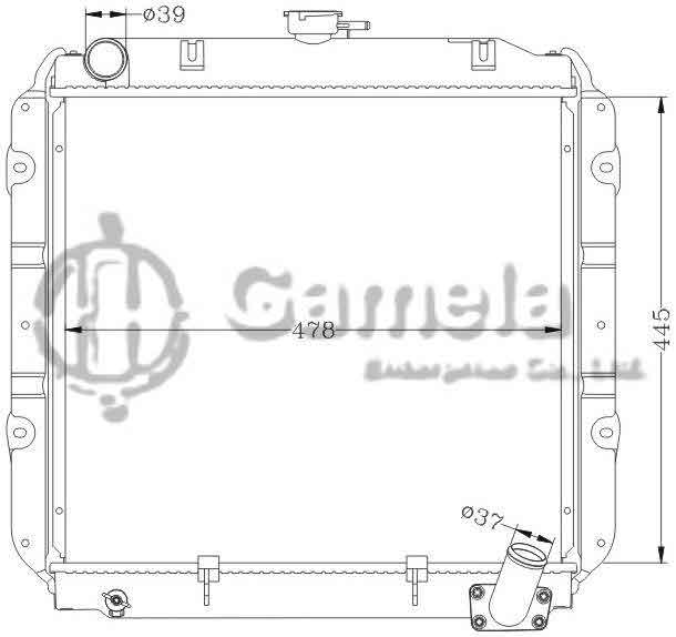 6118041N - Radiator-for-SUZUKI-TATA-SUMO-MT