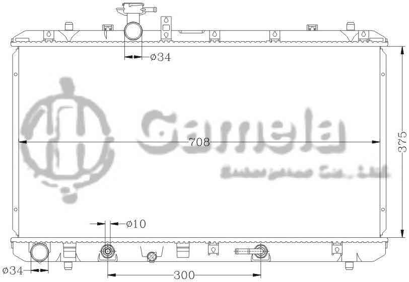 6118049N - Radiator-for-SUZUKI-SX4-06-AT-OEM-17700-79J00-80J10