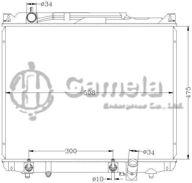 6118053N - Radiator-for-SUZUKI-ESCUDO-GRAND-04-06-XL-7-AT-DPI-2933