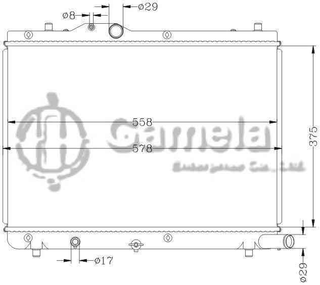 6118061N - Radiator-for-SUZUKI-SWIFT-05-DIESEL-MT