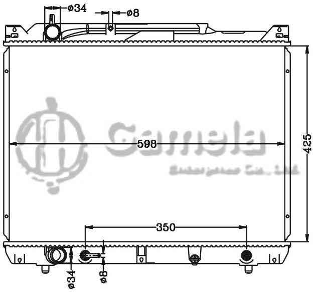 6118073N - Radiator-for-SUZUKI-GRAND-ESCUDO-00-AT-OEM-17700