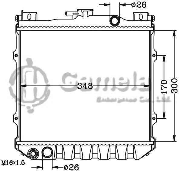 6118075N - Radiator-for-SUZUKI-ALTO-85-MT-OEM-17700-84200