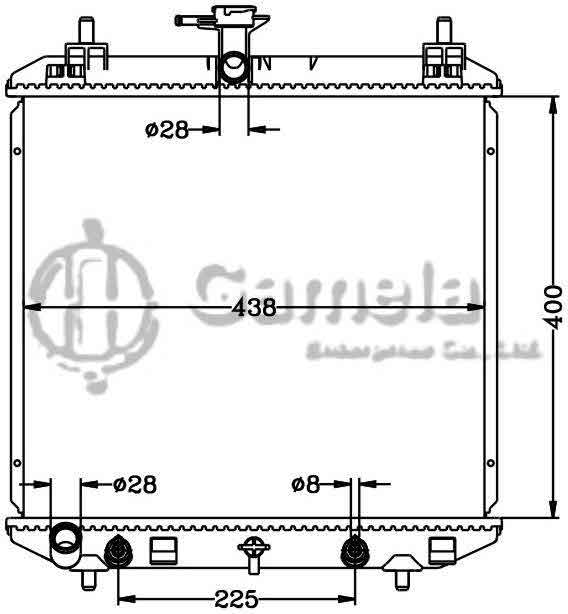 6118081N - Radiator-for-SUZUKI-ALZA-2010-AT