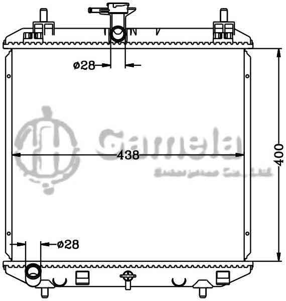 6118082N - Radiator-for-SUZUKI-ALZA-2010-MT