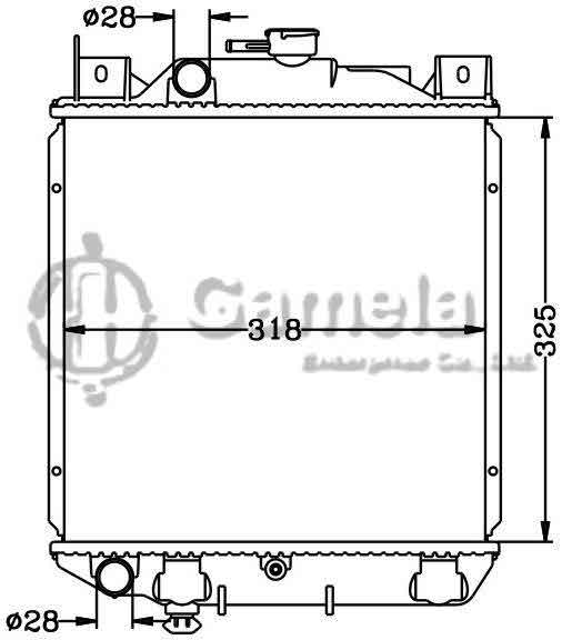 6118084N - Radiator-for-SUZUKI-SWIFT-91-1-0i-1-6i-MT-OEM-17700