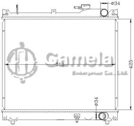 6118090NA - Radiator-for-SUZUKI-VITARA-97-MT-OEM-17700-66D01