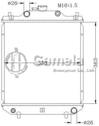 6118097NA - Radiator-for-SUZUKI-TATA-ACE