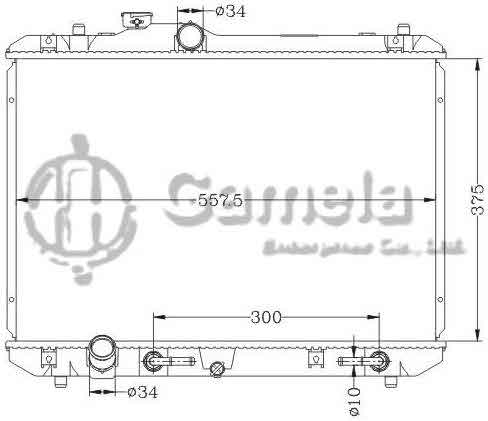 6118101NA - Radiator-for-SUZUKI-SWIFT-05-Yu-Yan-AT-OEM-17700-63J10