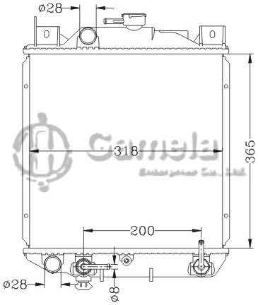 6118109NA - Radiator-for-SUZUKI-SWIFT-AT-OEM-17700