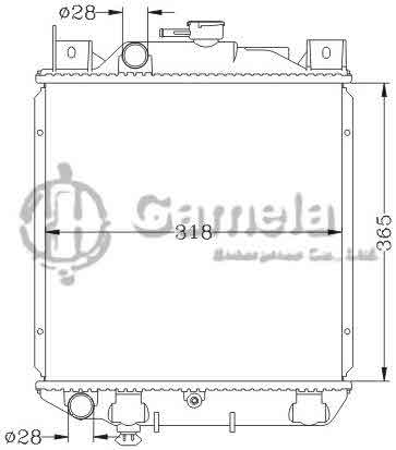 6118110NA - Radiator-for-SUZUKI-SWIFT-MT-OEM-17700