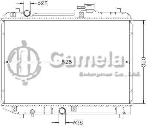 6118114NA - Radiator-for-SUZUKI-CULTUS-SWIFT-GA11-95-MT-OEM-17700-60G00-DPI-2084