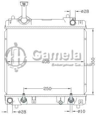 6118119NA - Radiator-for-SUZUKI-AITO-12-AT