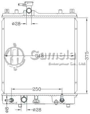 6118120NA - Radiator-for-SUZUKI-IGNIS-1-3-1-5i-03-AT-OEM-17700-79C01