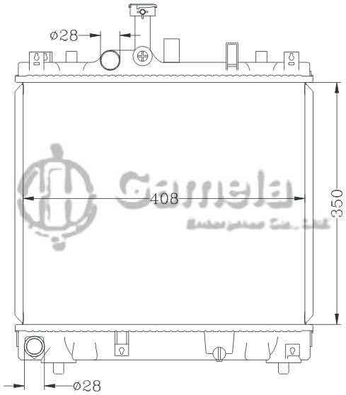 6118126NA - Radiator-for-SUZUKI-NAHLO-2013-MT